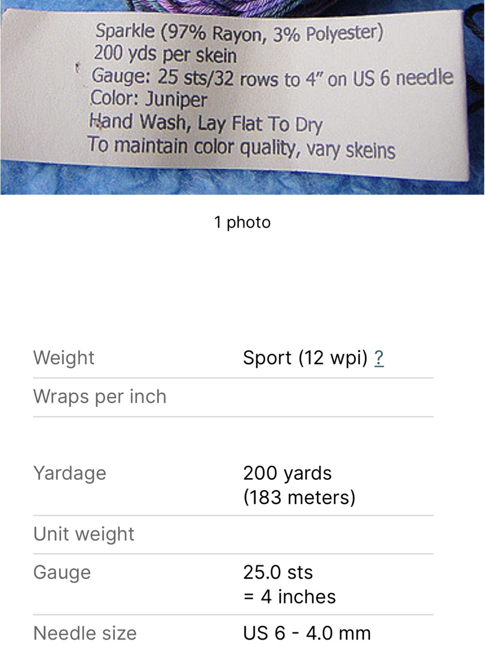 Lot of 3: 2 Yarn Bee Authentic Hand-Dyed Luxe Yarn & 1 Wool in the woods - Picture 5 of 5